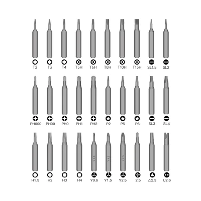 Gambar Maxbuilt Set Obeng Presisi Cordless 3.7V - Abu-Abu
