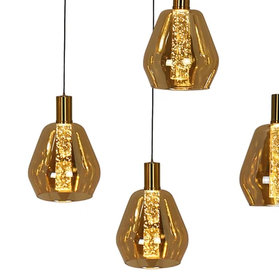 Gambar Informa Sonata Lampu Gantung Hias 7L - Gold Brass