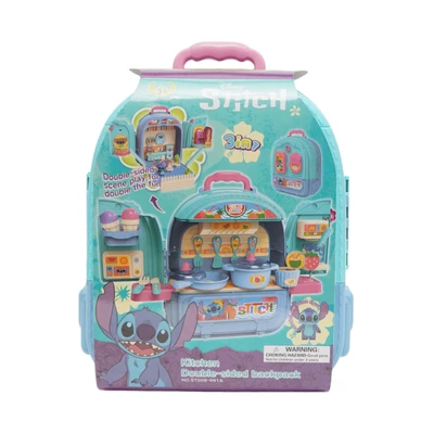 Gambar Disney Playset 3 In 1 Stitch Kitchen Backpack - Biru