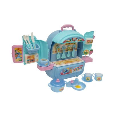Gambar Disney Playset 3 In 1 Stitch Kitchen Backpack - Biru