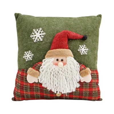 Gambar Noelle 41 cm Bantal Sofa Natal Christmas Santa - Mix