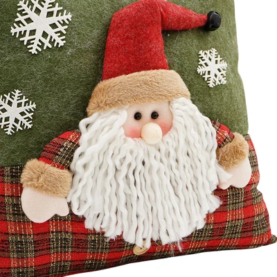 Gambar Noelle 41 cm Bantal Sofa Natal Christmas Santa - Mix