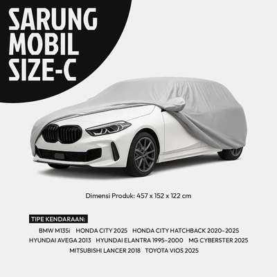 Gambar Otto Klasse Cover Mobil Tipe Sedan-C 5 Layer Lightweight - Abu-Abu