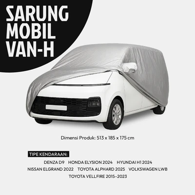 Gambar Otto Klasse Cover Mobil Tipe Van-H 5 Layer Lightweight - Abu-Abu