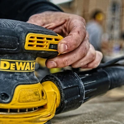 Gambar Dewalt Mesin Amplas Orbital DWE6423-B1 - Kuning/Hitam