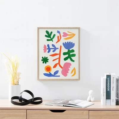 Gambar Informa Lukisan Kanvas Handmade & Print Plant 40x50 cm V1 - Mix