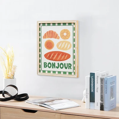 Gambar Informa Hiasan Dinding Kanvas Print Bread Bonjour 30x40 cm - Mix