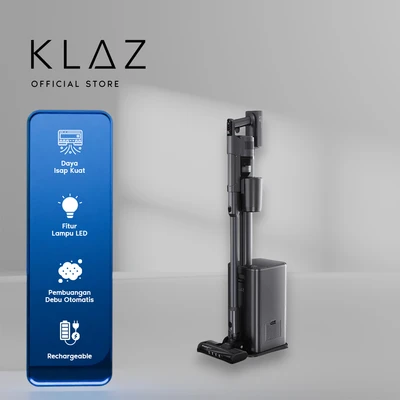 Gambar Klaz Vacuum Cleaner Cordless Dengan Auto Empty Dock - Abu-Abu