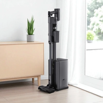 Gambar Klaz Vacuum Cleaner Cordless Dengan Auto Empty Dock - Abu-Abu
