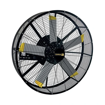 Gambar Krisbow Pro Kipas Angin Industrial Dinding 49.2 Inch 230 Watt - Hitam