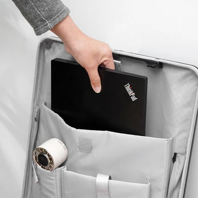 Gambar Luggo Smart Electric Koper PC TSA Lock 20 Inch - Hitam