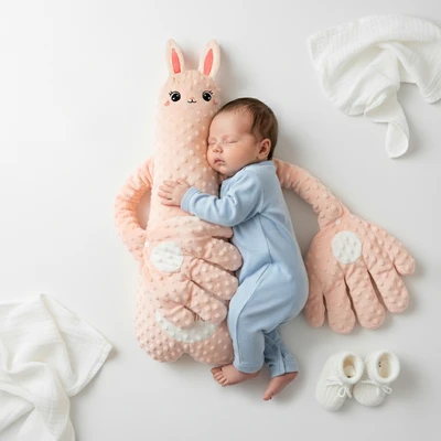 Gambar Kindla Bantal Shooting Bayi Rabbit - Pink