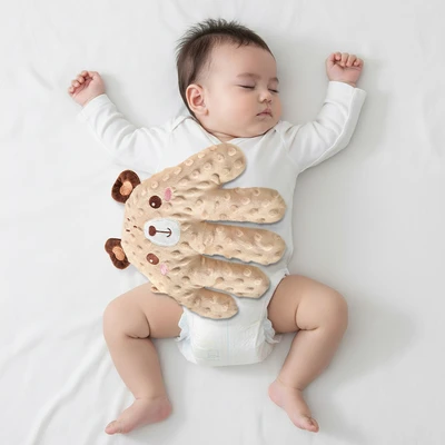 Gambar Kindla Bantal Shooting Bayi Hand Palm Bear - Cokelat