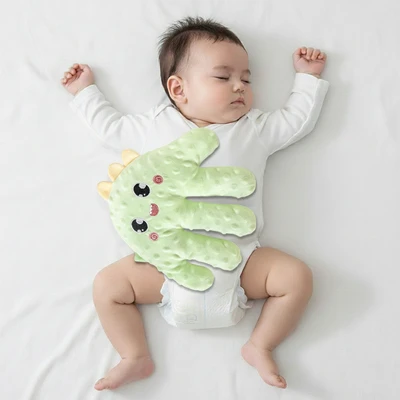 Gambar Kindla Bantal Shooting Bayi Hand Palm Dino - Hijau