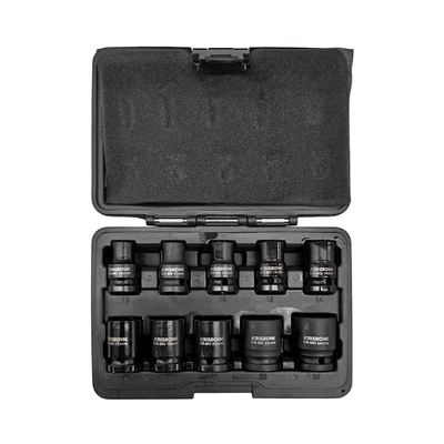 Gambar Krisbow Mata Kunci Sok Impact SQ 1/2 Inch 10-24 mm LRIST1 - Hitam
