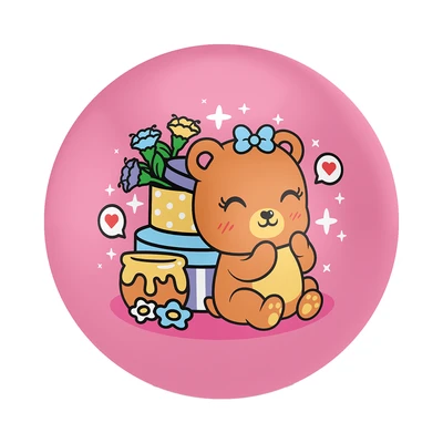 Gambar Paso Bola Pvc Cute Bear - Pink