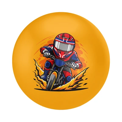 Gambar Paso Bola Pvc Motor Racing - Oranye