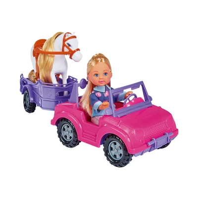 Gambar Simba Toys Set Boneka Evi Love Horse Trailer - Mix