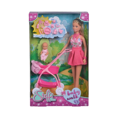 Gambar Simba Toys Set Boneka Steffi Love Baby Walk Random