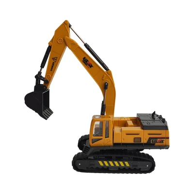 Gambar Cruzer 1:55 Construx Excavator Free Wheels Friction - Oranye