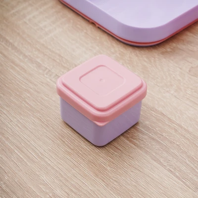 Gambar Picas Kotak Makan 3 Sekat Unicorn 1.03 Liter - Pink/Ungu