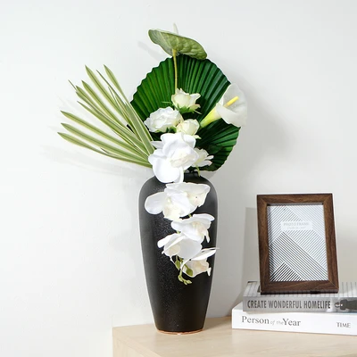 Gambar Informa Bunga Artifisial Orchid Dengan Pot 25x16.5x63 cm - Putih