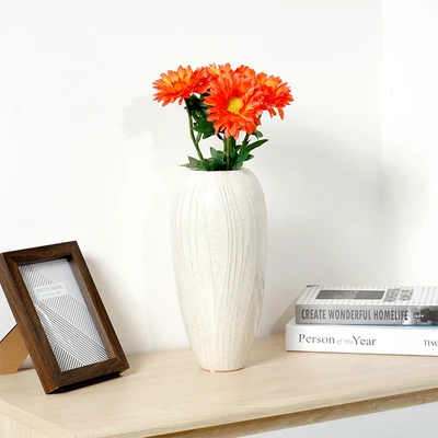 Gambar Informa Bunga Artifisial Daisy Bunch 8x8x45 cm - Orange