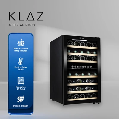 Gambar Klaz Wine Cooler 45 Botol - Hitam