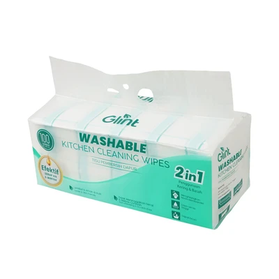 Gambar Glint Tisu Pembersih Dapur Set 100 pcs - Putih