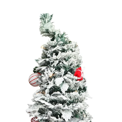 Gambar Noelle 225 cm Pohon Natal Christmas Prelit Pop Up Frosty - Mix