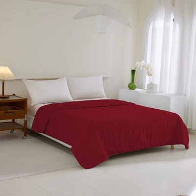 Gambar Selma 160x210 cm Bed Cover Microfiber - Merah Maroon