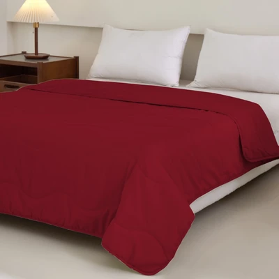 Gambar Selma 160x210 cm Bed Cover Microfiber - Merah Maroon