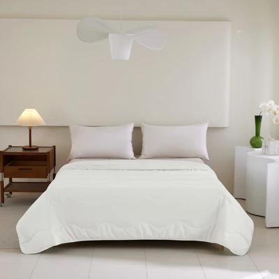 Gambar Selma 210x210 cm Bed Cover Microfiber - Putih
