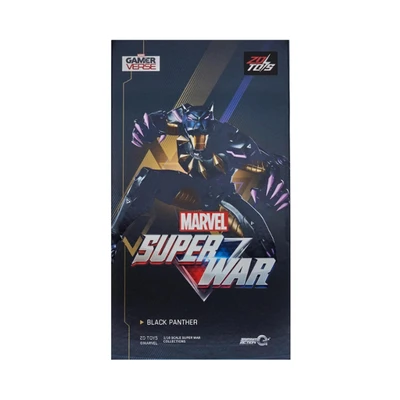 Gambar Top Gear ZD Marvel Super War Gamer Verse Action Figure Black Panther 18 cm - Hitam