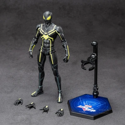 Gambar Top Gear ZD Marvel Super War Gamer Verse Action Figure Spider-Man 18 cm - Hitam