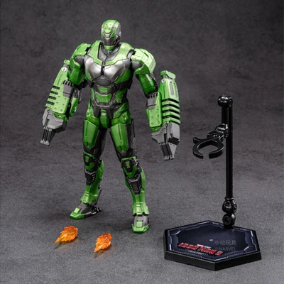 Gambar Top Gear ZD Infinity Saga Action Figure X Iron Man 3 MK26 18 cm - Hijau/Abu-Abu
