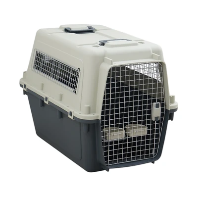 Gambar Paws N Tail Iata Kandang Travel Portable Anjing & Kucing 90x62x75 cm - Abu-Abu
