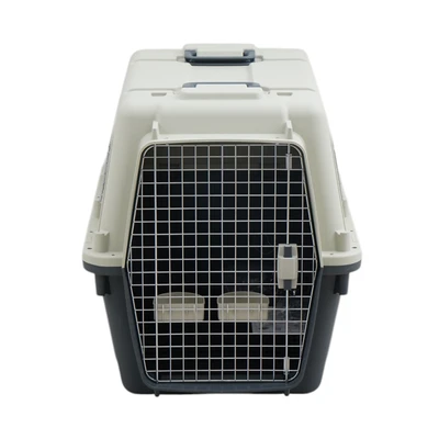 Gambar Paws N Tail Iata Kandang Travel Portable Anjing & Kucing 90x62x75 cm - Abu-Abu