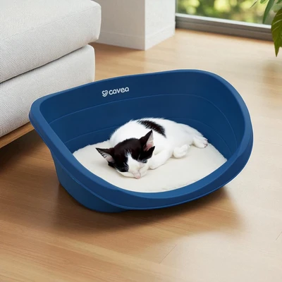 Gambar Cavea Ukuran S Tempat Tidur Hewan - Biru