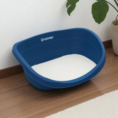 Gambar Cavea Ukuran M Tempat Tidur Hewan - Biru