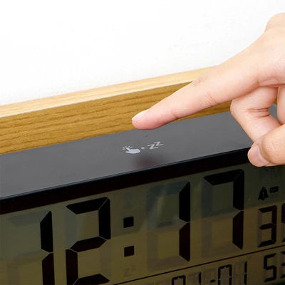 Gambar Forhom Hibiya Jam Meja LCD Digital - Hitam