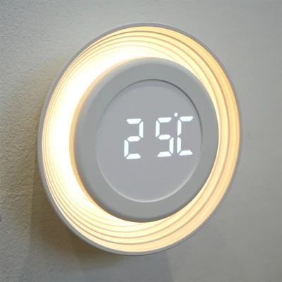 Gambar Forhom Jam Digital Sensor Night Light - Putih