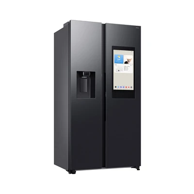 Gambar Samsung Bespoke AI Kulkas 2 Pintu Side By Side 641 Liter RS90F65ANFSE - Hitam
