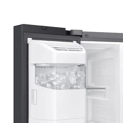 Gambar Samsung Bespoke AI Kulkas 2 Pintu Side By Side 641 Liter RS90F65ANFSE - Hitam