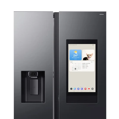 Gambar Samsung Bespoke AI Kulkas 2 Pintu Side By Side 641 Liter RS90F65ANFSE - Hitam