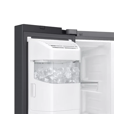 Gambar Samsung Bespoke AI Kulkas 2 Pintu Side By Side 641 Liter RS90F65DNFSE - Hitam