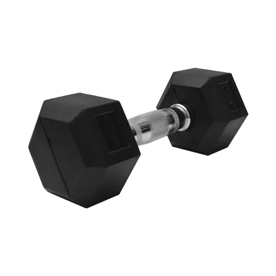 Gambar Kinetic Set Hexagonal Dumbell Dengan Rak Penyimpanan 2-20 kg - Hitam