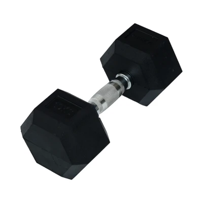 Gambar Kinetic Set Hexagonal Dumbell Dengan Rak Penyimpanan 2-20 kg - Hitam