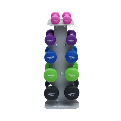 Gambar Kinetic Dumbbell Dengan Rak Vertikal 1.5 kg Set 10 pcs - Mix