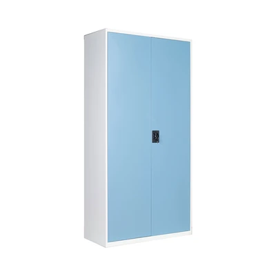 Gambar Krisbow Lemari Arsip Kantor Steel 2 Pintu Ayun 90x39x180 cm - Biru
